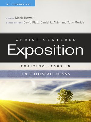 cover image of Exalting Jesus in 1 & 2 Thessalonians